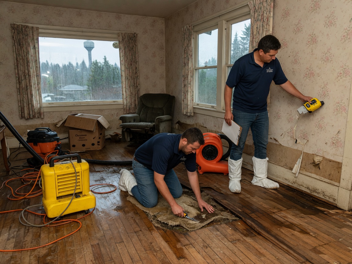 Water Damage Restoration in Centralia, WA: What to Expect