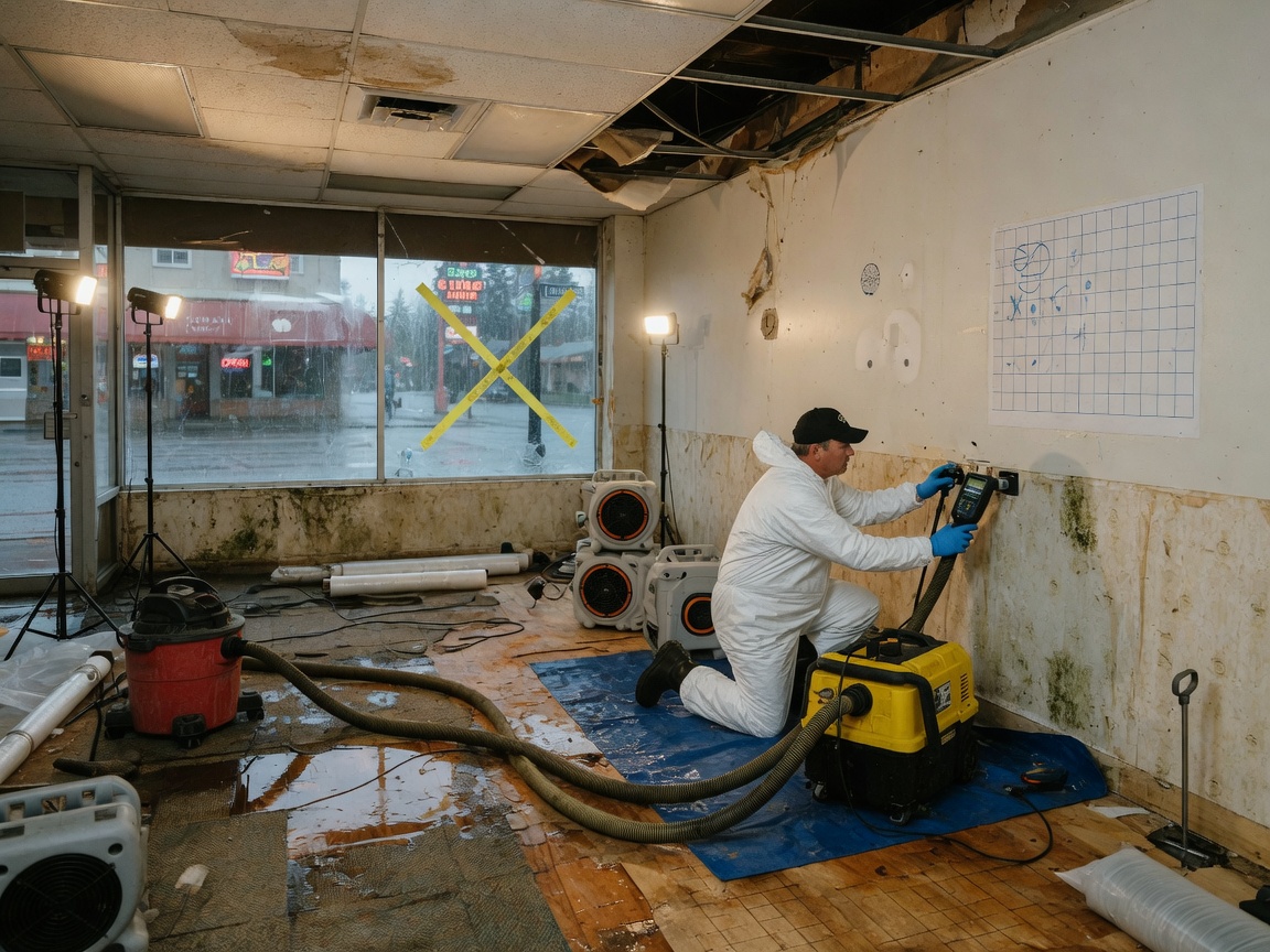 water damage restoration in Longview