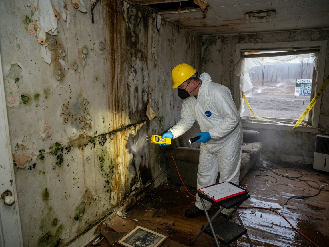 water damage restoration in Elbe